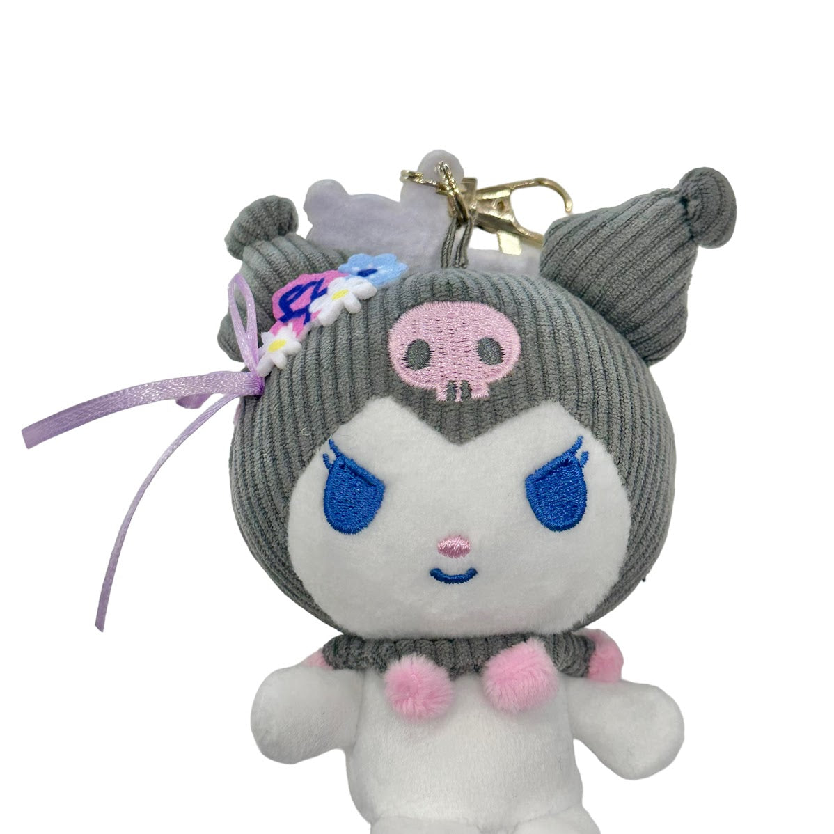 Kuromi Mascot Plush Keychain