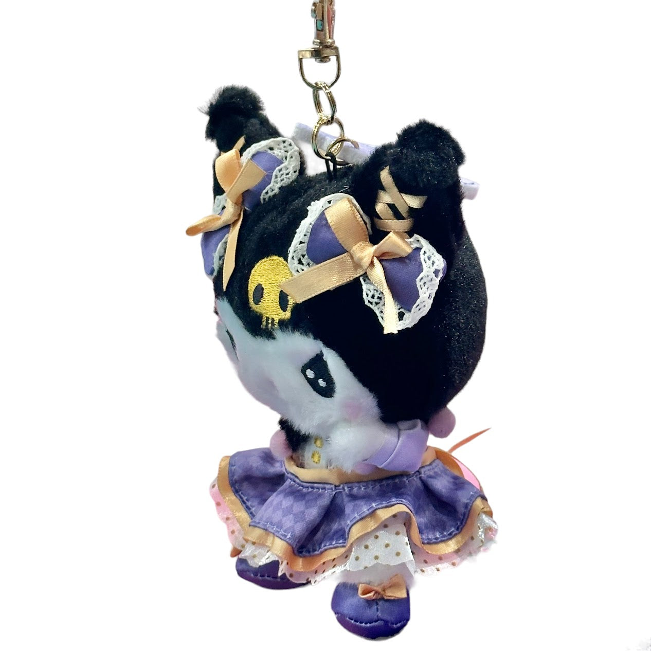 Kuromi Mascot Plush Keychain