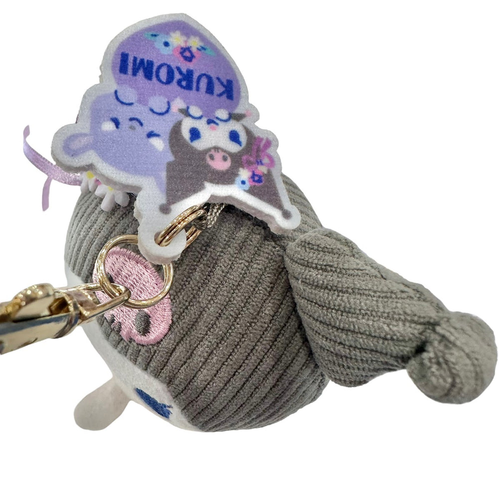 Kuromi Mascot Plush Keychain