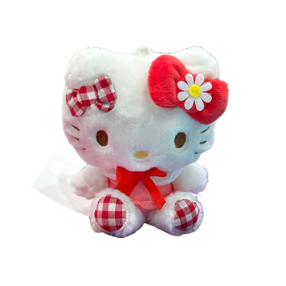 Hello Kitty "Gingham" Mascot Clip On Plush