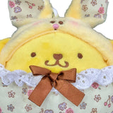 Pompompurin "Flower Bunny" Mascot Clip-On Plush