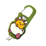 Gudetama "Land" Keychain