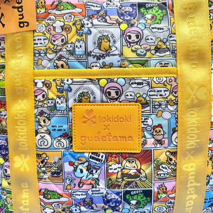 tokidoki x Gudetama "Comic" Shoulder Tote Bag