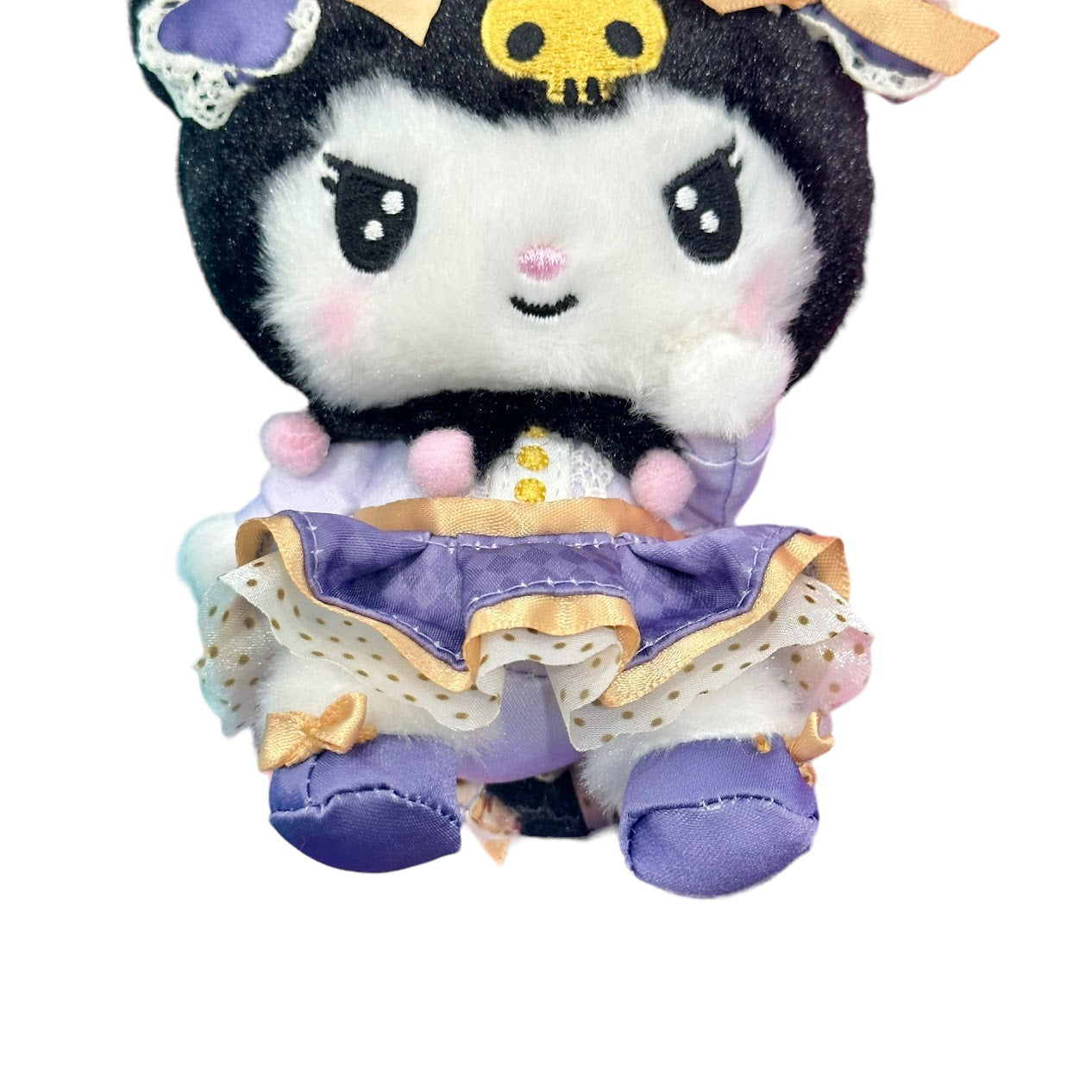 Kuromi Mascot Plush Keychain
