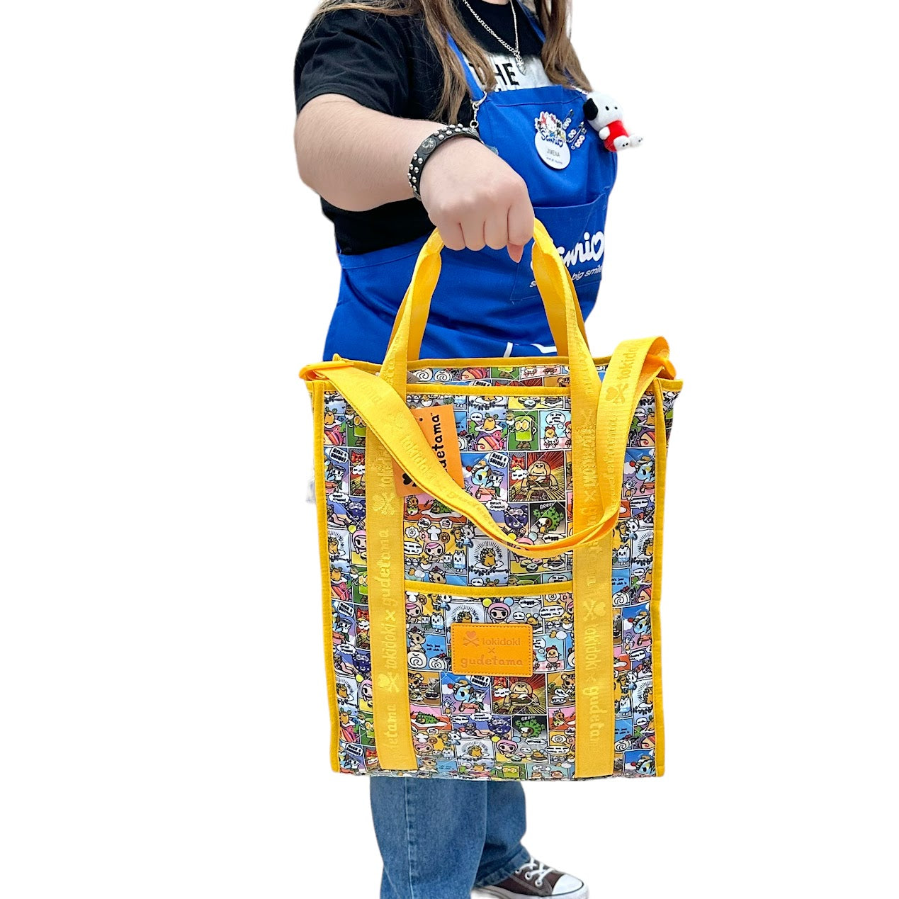 tokidoki x Gudetama "Comic" Shoulder Tote Bag