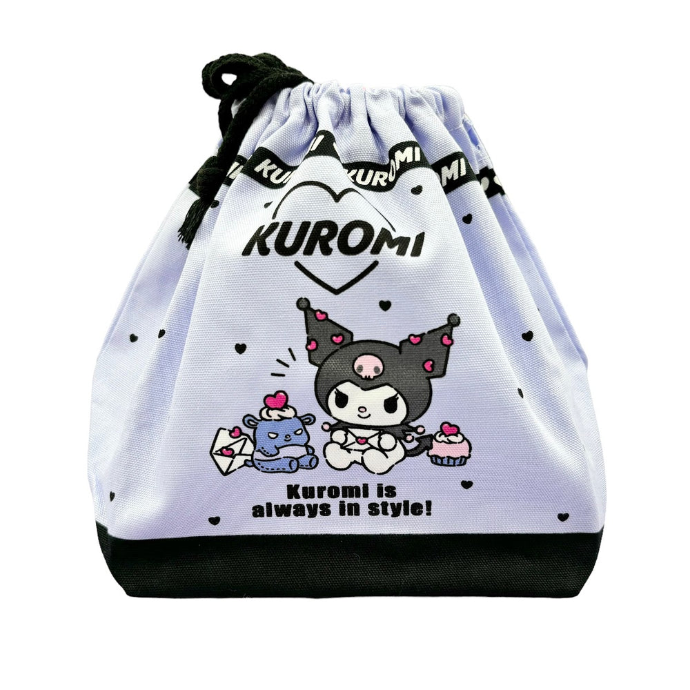 Kuromi Lunch Drawstring Bag