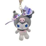 Kuromi Mascot Plush Keychain