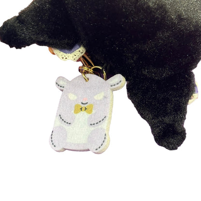 Kuromi Mascot Plush Keychain