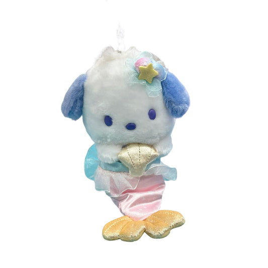 Pochacco "Mermaid" Keychain w/ Mascot Plush
