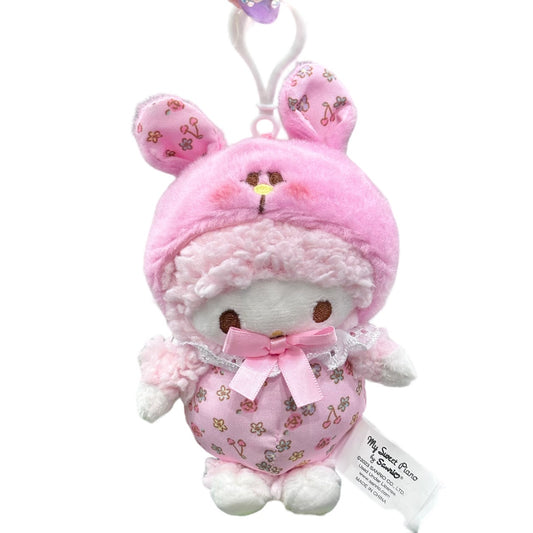My Sweet Piano "Flower Bunny" Mascot Clip-On Plush