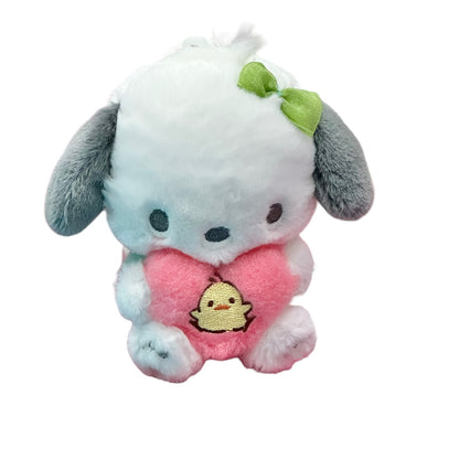 Pochacco "Heart" Mascot Clip On Plush