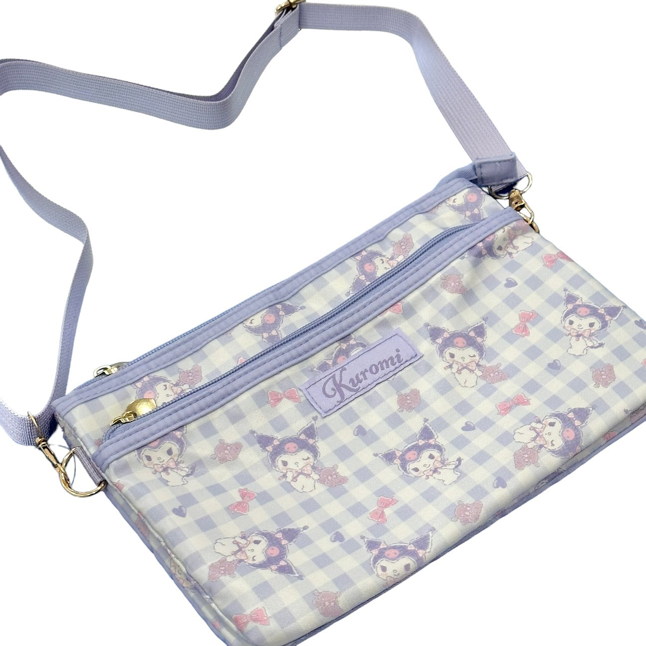 Kuromi "Plaid" Crossbody Bag