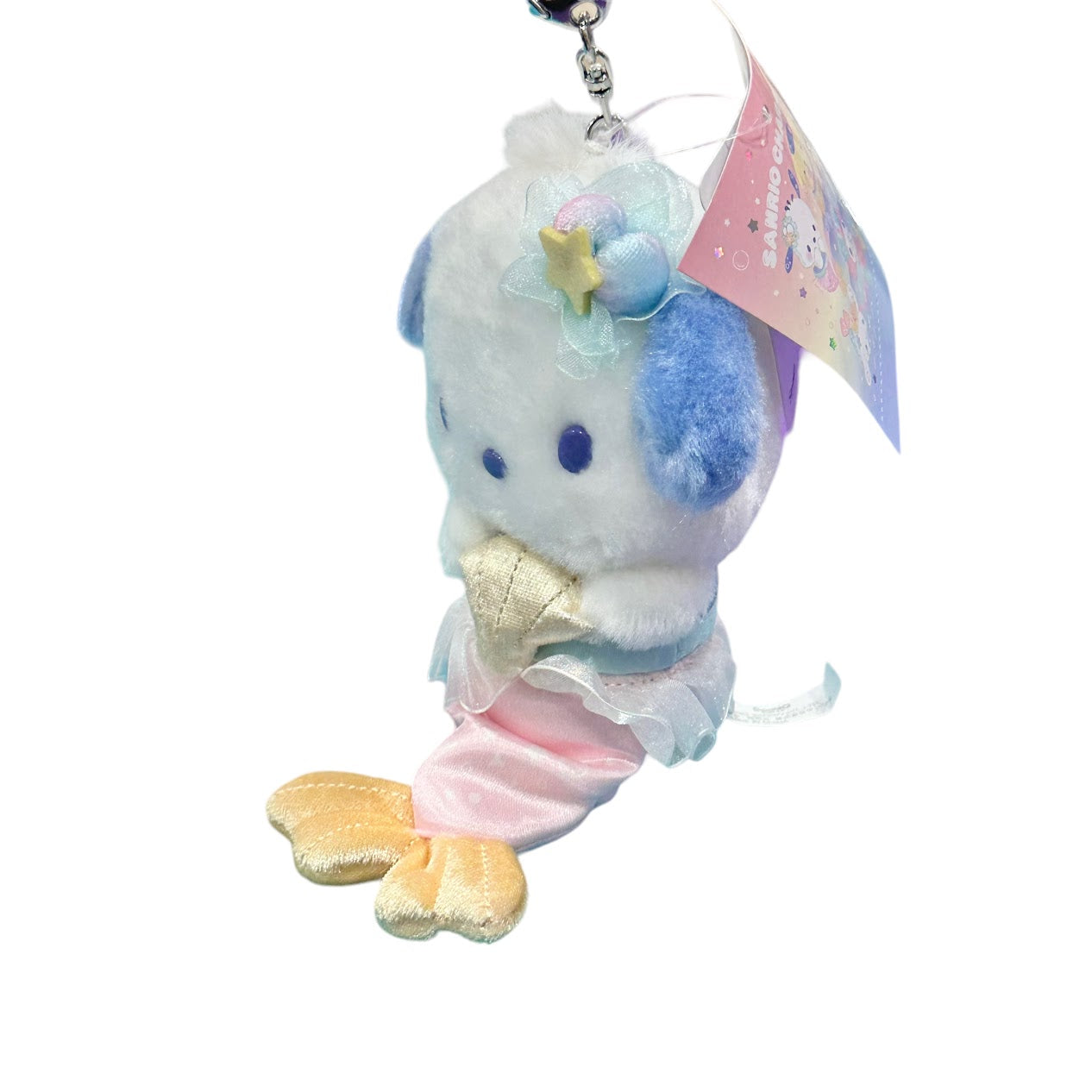 Pochacco "Mermaid" Keychain w/ Mascot Plush