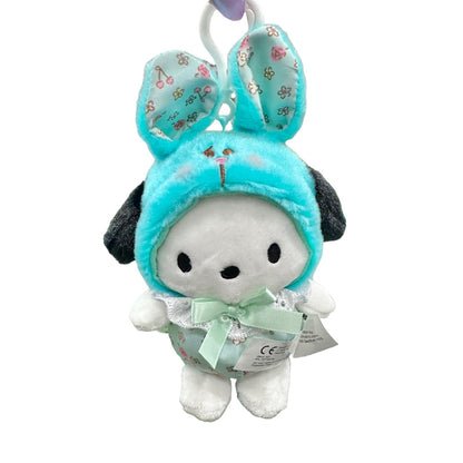 Pochacco "Flower Bunny" Mascot Clip-On Plush