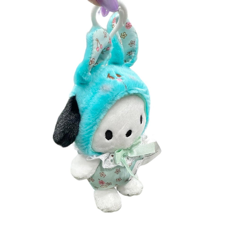 Pochacco "Flower Bunny" Mascot Clip-On Plush