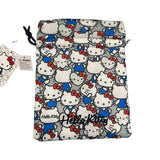 Hello Kitty "Black Pose" Mini Drawstring Bag