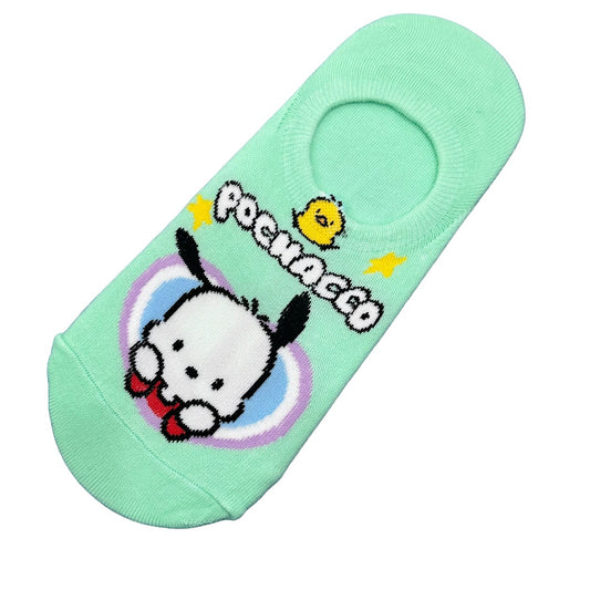 Pochacco "Heart" No Show Socks