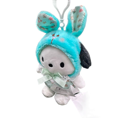 Pochacco "Flower Bunny" Mascot Clip-On Plush