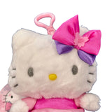 Hello Kitty "Sakura Dress" Clip on Mascot Keychain