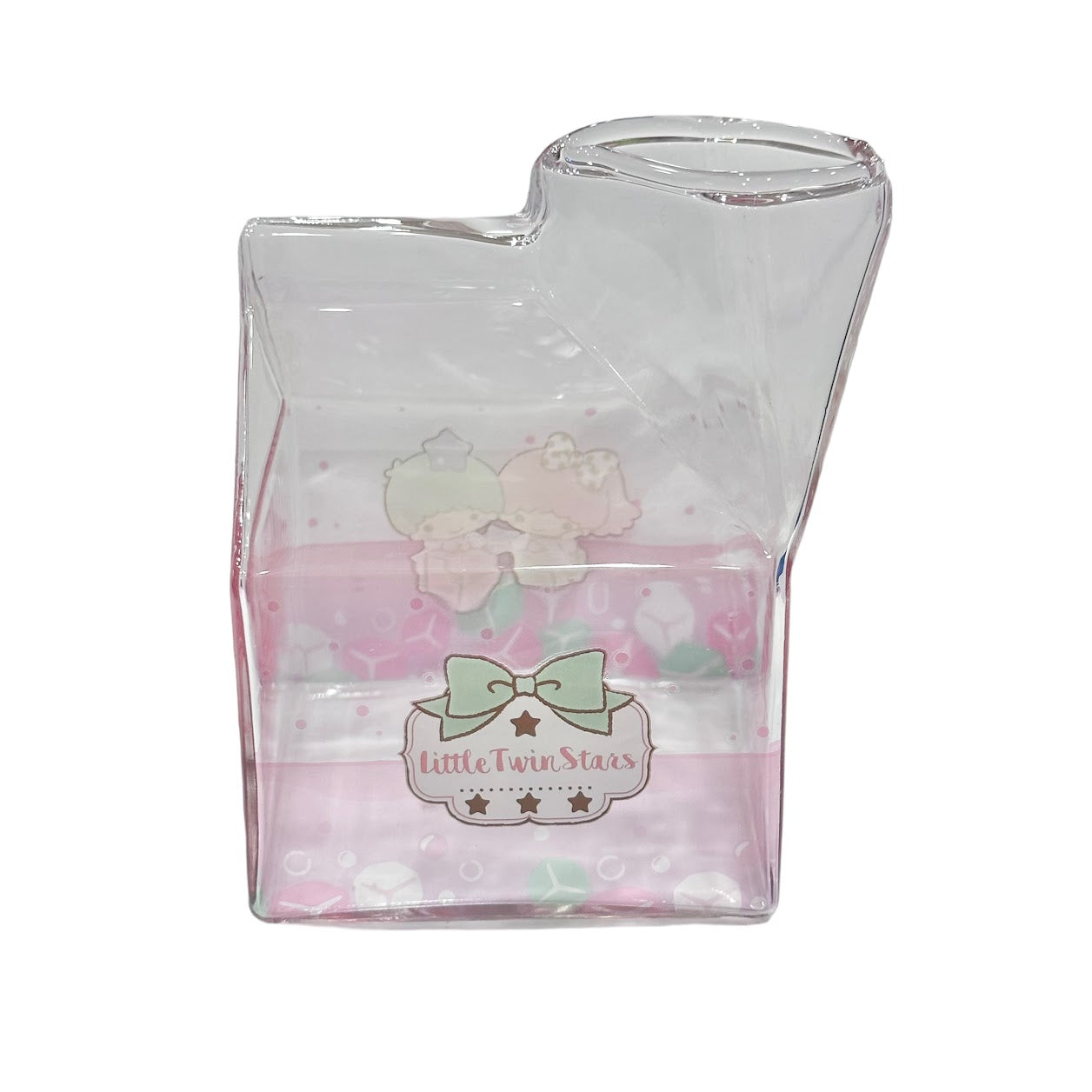Little Twin Stars Glass Milk Carton [LIMIT]
