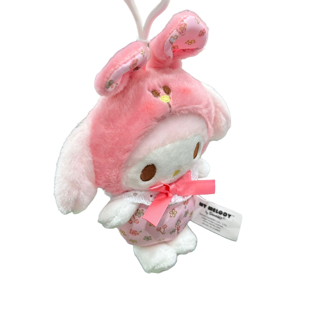 My Melody "Flower Bunny" Mascot Clip-On Plush