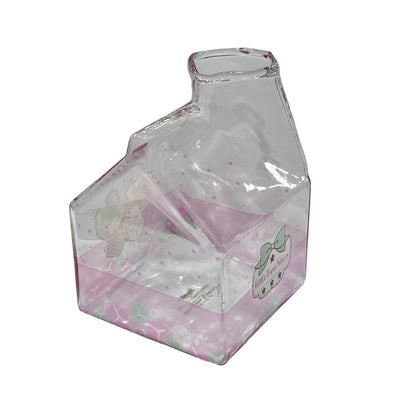 Little Twin Stars Glass Milk Carton [LIMIT]