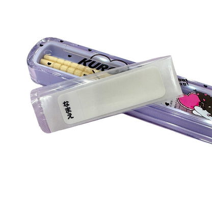 Kuromi Chopsticks in Case