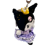 Kuromi "Crown" Mascot Plush Keychain