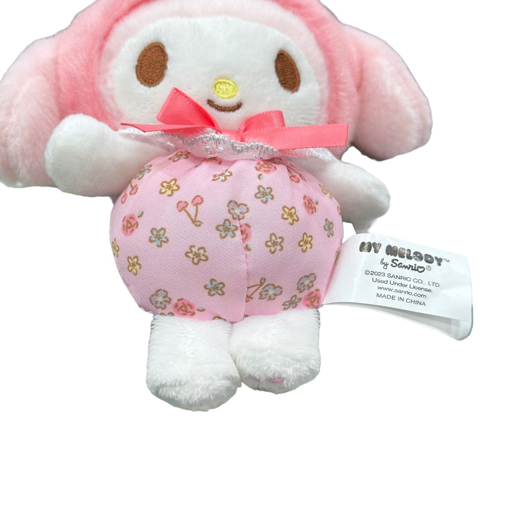 My Melody "Flower Bunny" Mascot Clip-On Plush