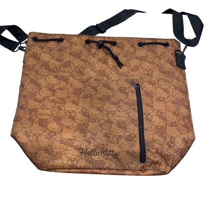 Hello Kitty "Brown Pose" Shoulder Tote Bag