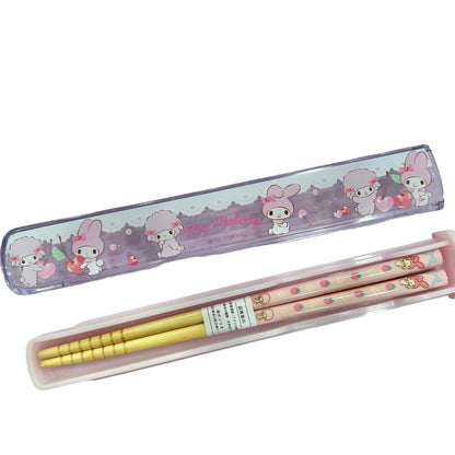My Melody Chopsticks in Case