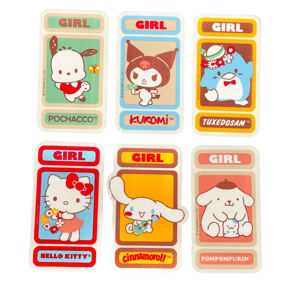 Girl Skateboard x Hello Kitty & Friends "Team" Sticker Pack