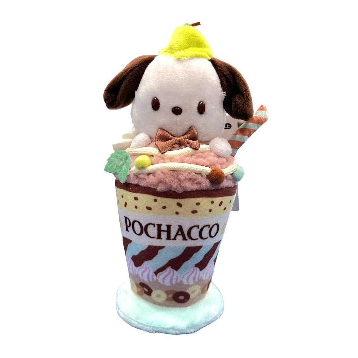 Pochacco "Parfait" Keychain w/ Mascot