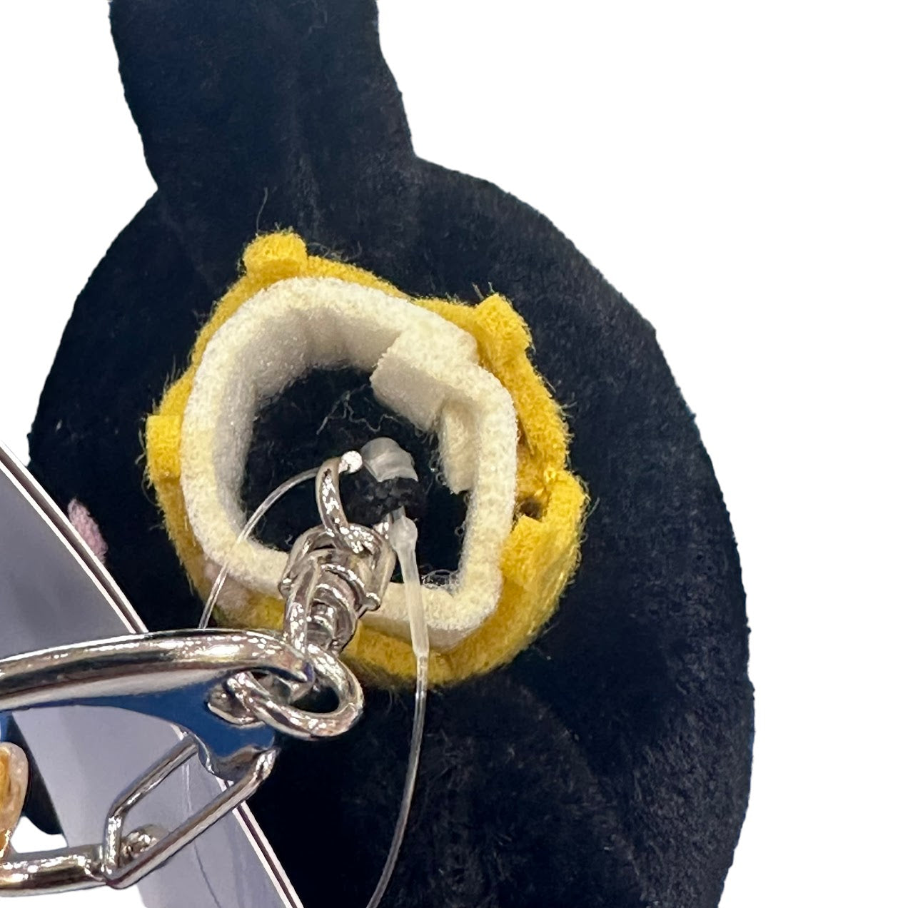 Kuromi "Crown" Mascot Plush Keychain