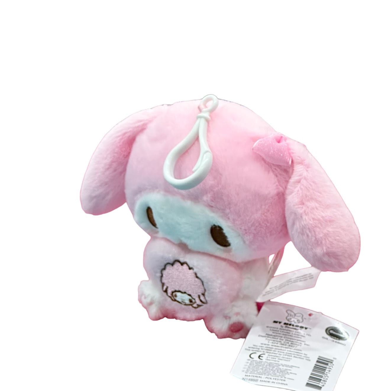 My Melody "Heart" Mascot Clip On Plush