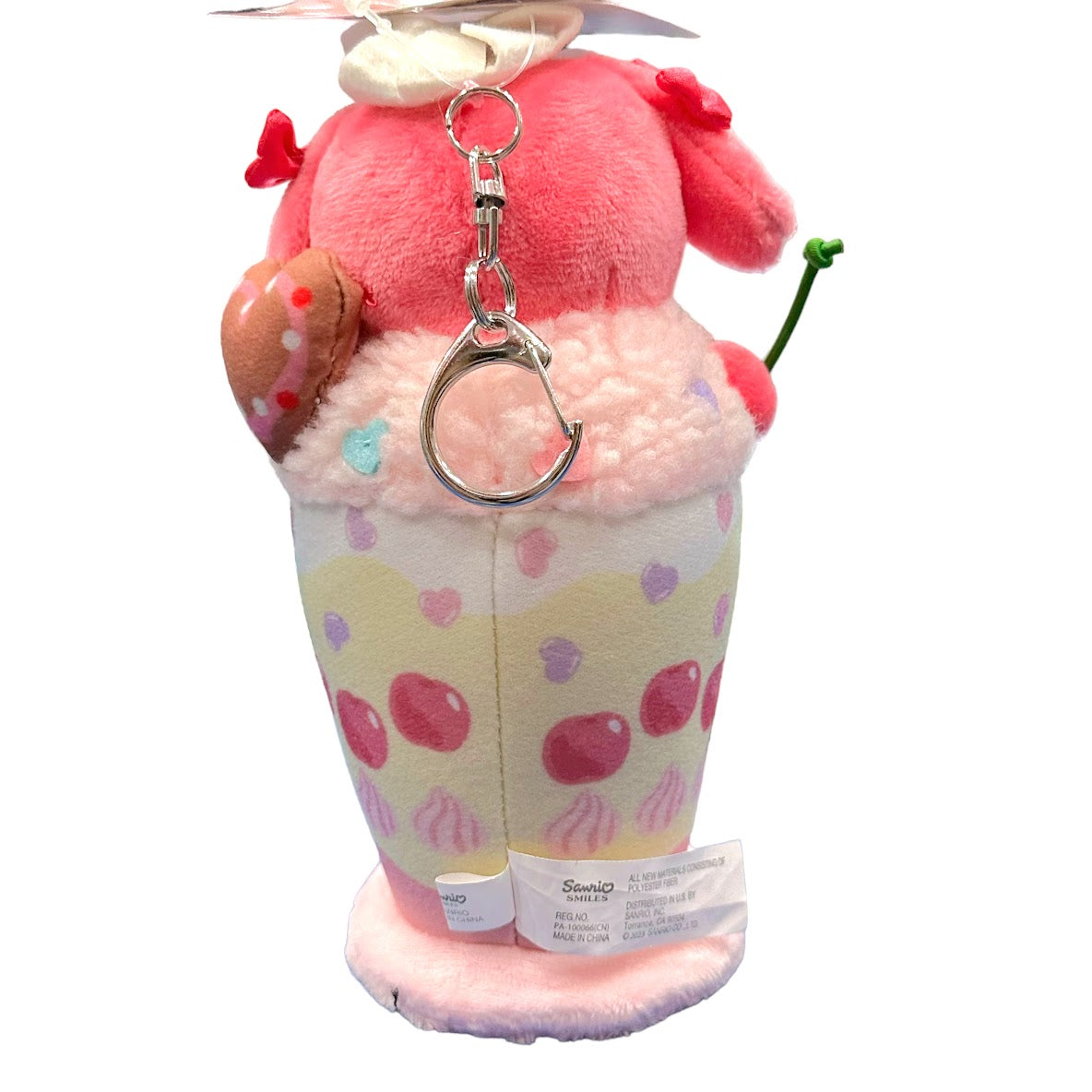 My Melody "Parfait" Keychain w/ Mascot
