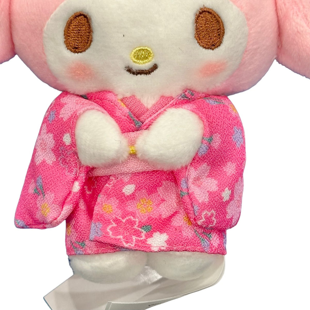My Melody "Sakura Kimono" Mascot Clip On Plush