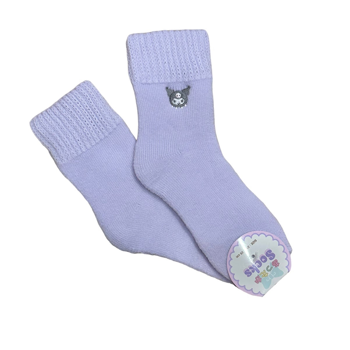 Kuromi Adult One Point Socks