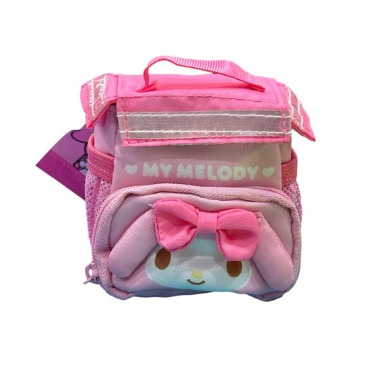 My Melody "DLVRY" Keychain w/ Mascot