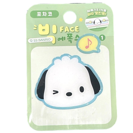 Pochacco Big Face Epoxy Sticker