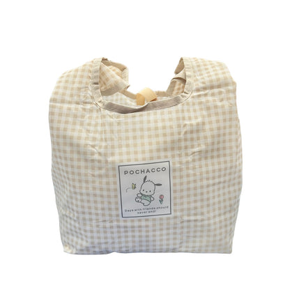 Pochacco "Check" Small Reusable Shopping Bag