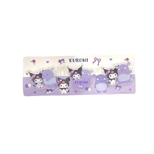 Kuromi & Baku Clip Set