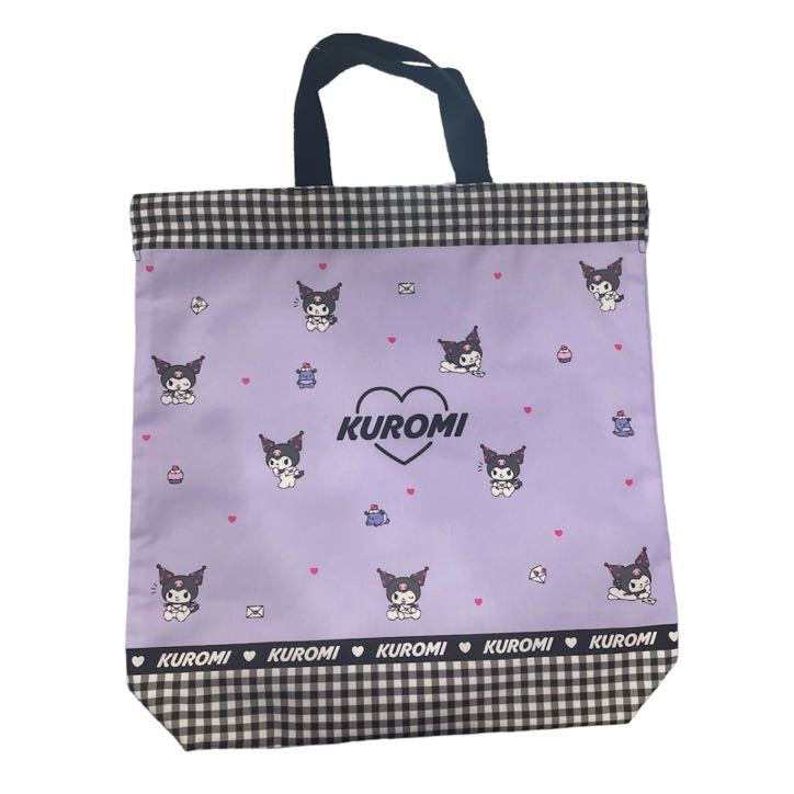 Kuromi "Letter" Drawstring Tote Bag