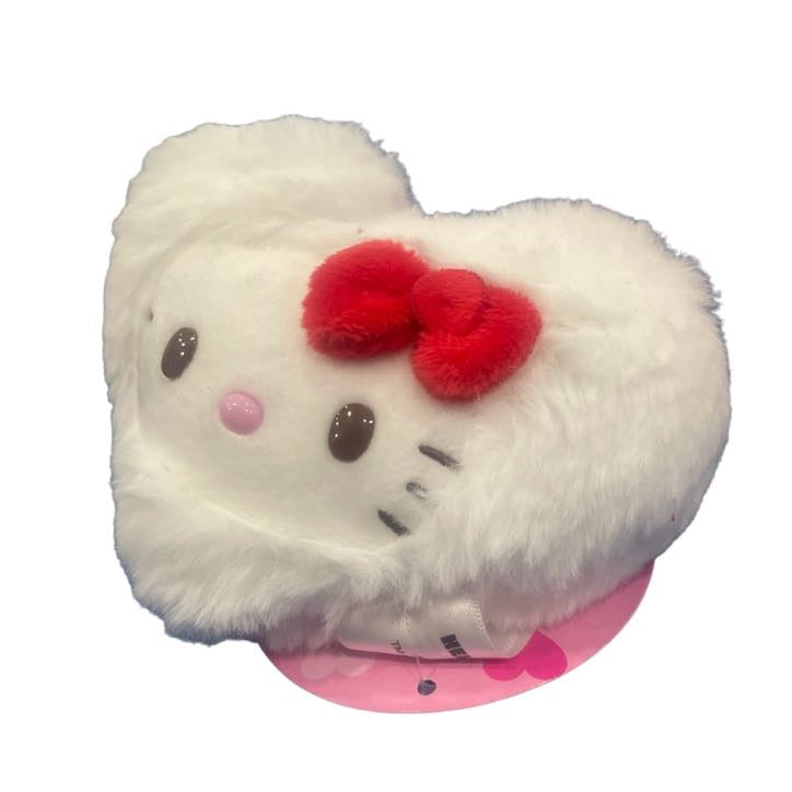 Hello Kitty "Luv Heart" Mascot Clip-On Plush (White)