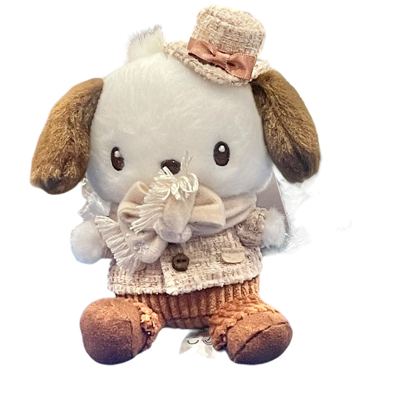 Pochacco "Dress" Mascot Plush Keychain