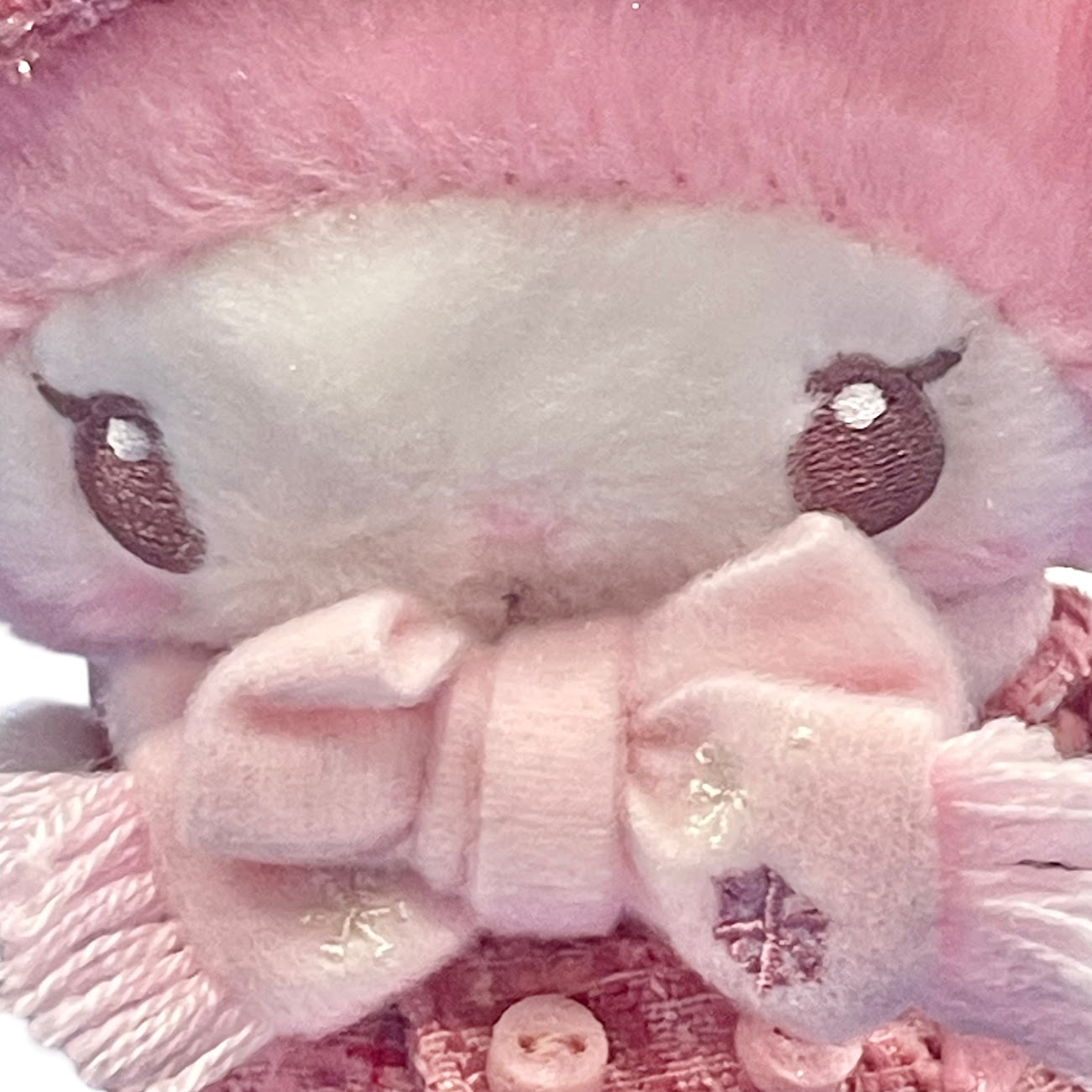 My Melody "Dress" Mascot Plush Keychain