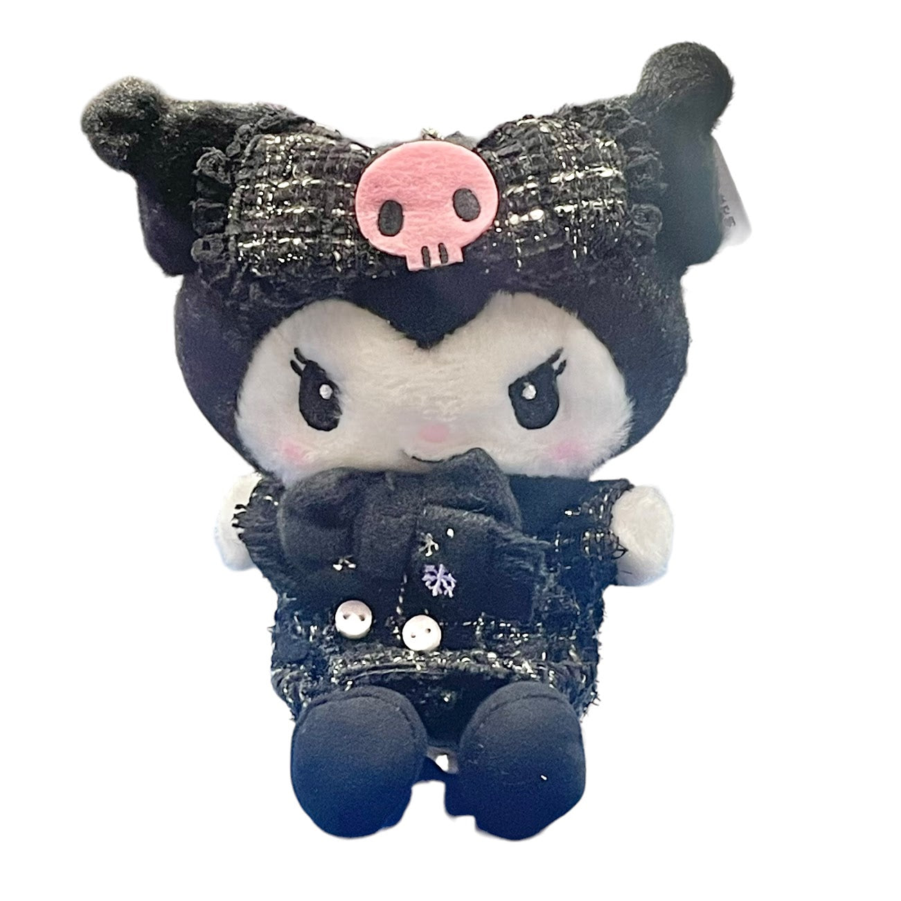 Kuromi "Dress" Mascot Plush Keychain