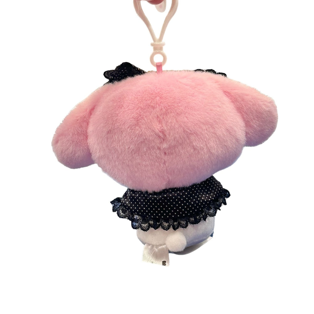 My Melody "Girly Black" Mascot Clip On Plush