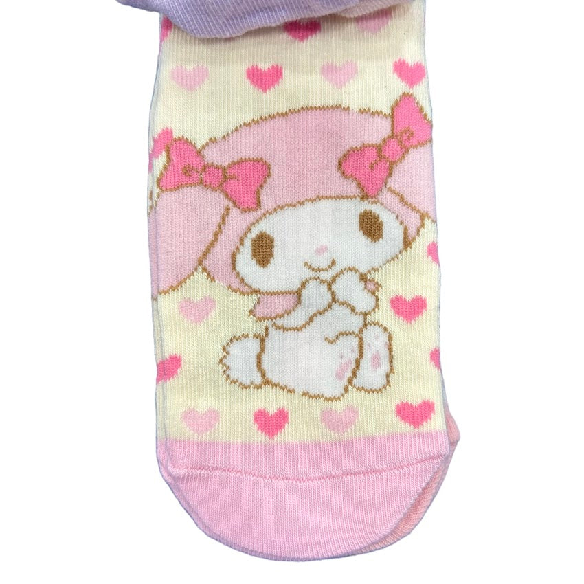 My Melody Kids 3 Pair Sneaker Socks (13-15)