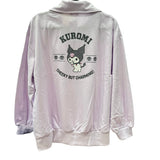 Kuromi Half Zip Up Sweatshirt